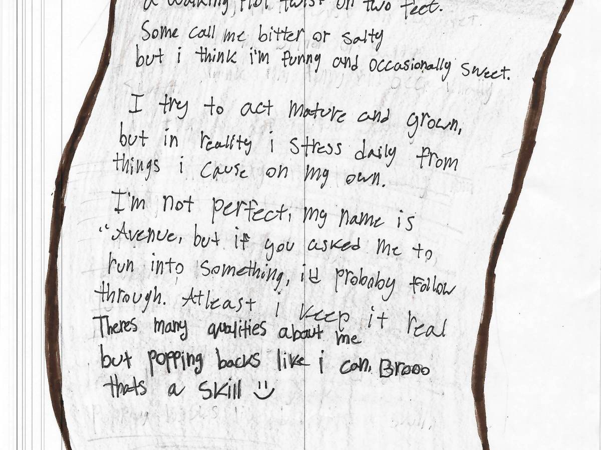 “I’m a masterpiece of chaos…” by Avalynn&nbsp;Kelley